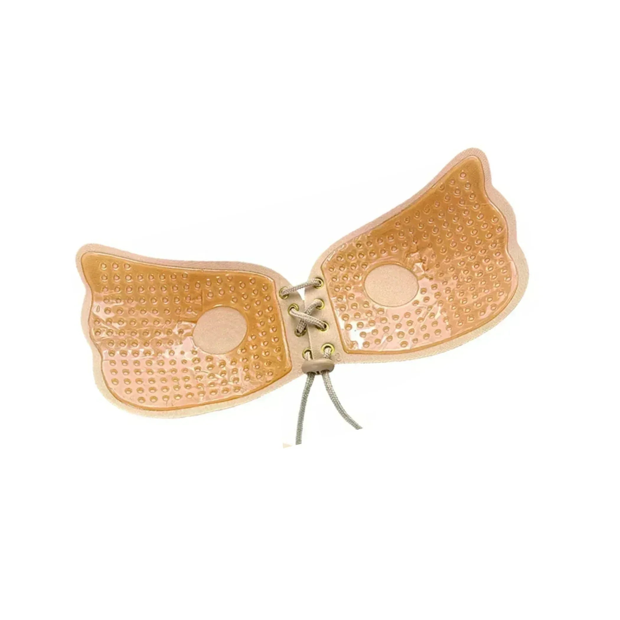 FawaQa Butterfly Strapless Bra | Silicon Self Sticky Invisible Bra with Drawstring for Women