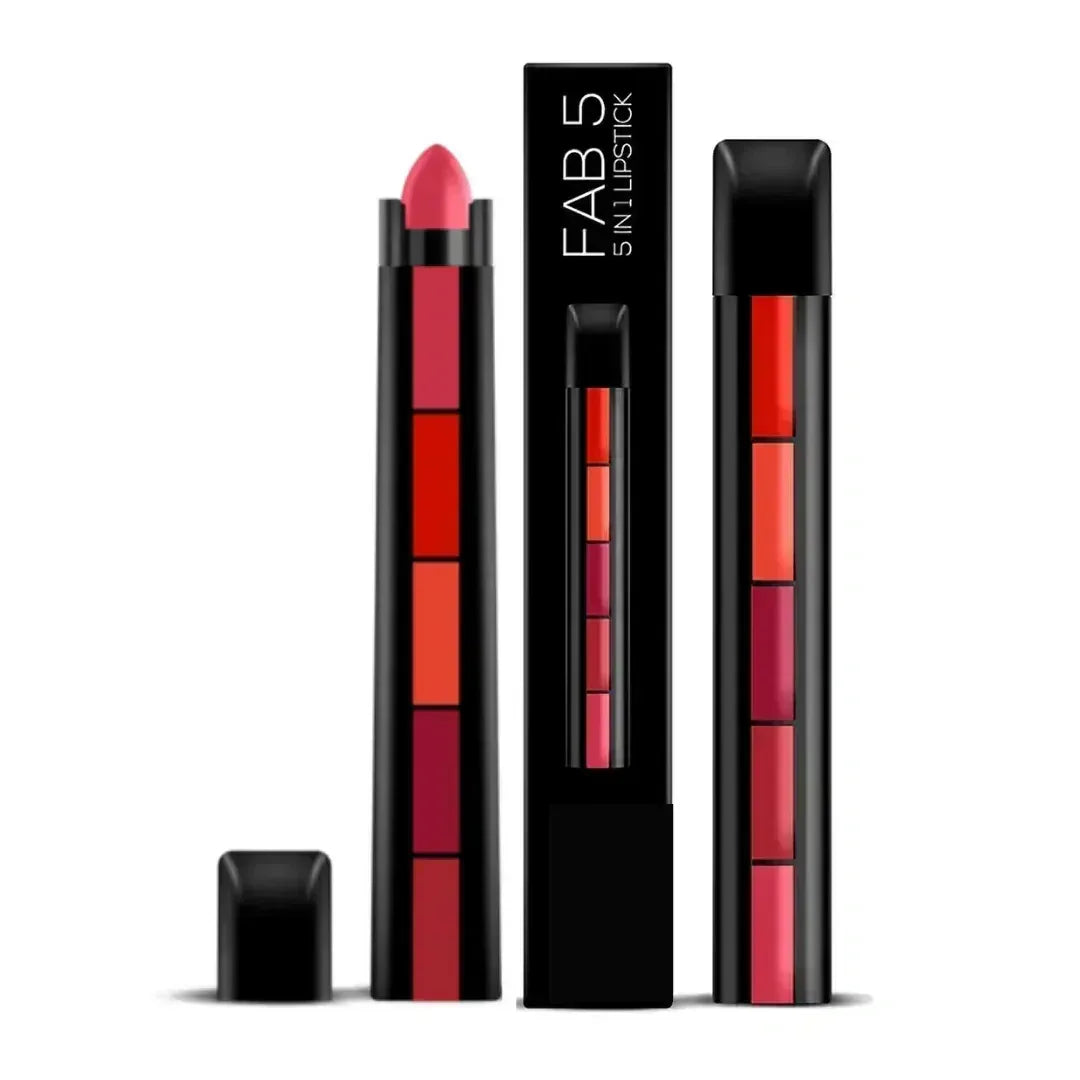FawaQa | Matte Finish 5 in 1 Lipstick - FawaQa