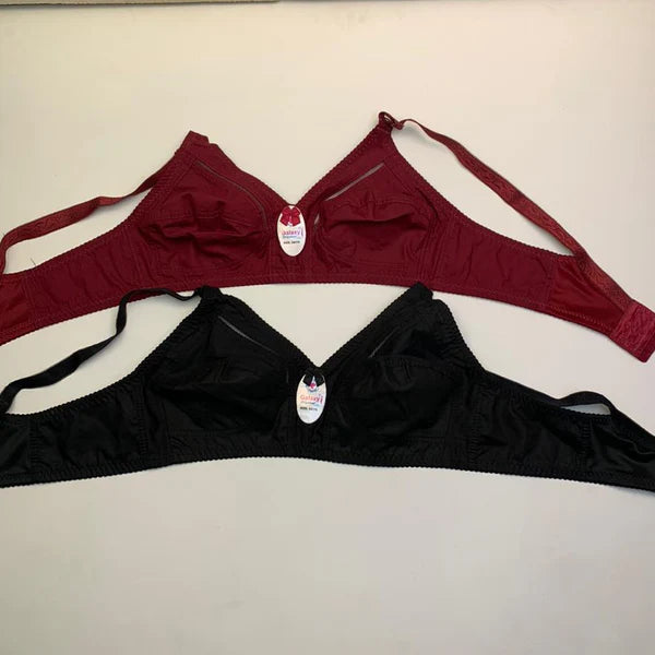 FawaQa | Daily Wear Plain Jersey Cottton Bra - Plus Size