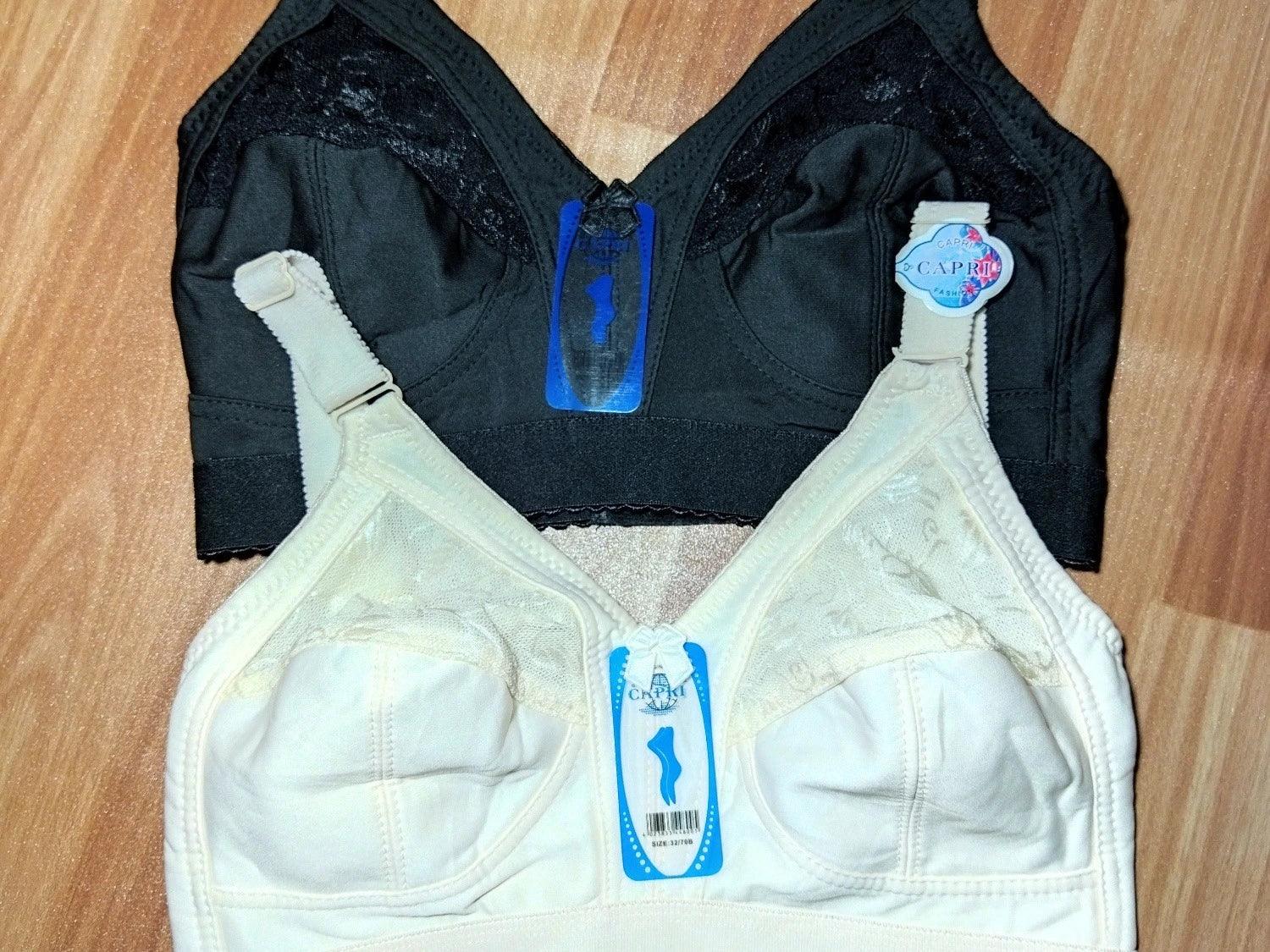 FawaQa | Orignal Irani Capri Full Coverage Cotton Bra – Wide Straps, Soft & Breathable, Best for Heavy & Saggy Breasts, Non-Padded with Net Patch