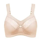FawaQa | Orignal Irani Capri Full Coverage Cotton Bra – Wide Straps, Soft & Breathable, Best for Heavy & Saggy Breasts, Non-Padded with Net Patch