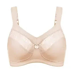 FawaQa | Orignal Irani Capri Full Coverage Cotton Bra – Wide Straps, Soft & Breathable, Best for Heavy & Saggy Breasts, Non-Padded with Net Patch