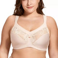 FawaQa | Orignal Irani Capri Full Coverage Cotton Bra – Wide Straps, Soft & Breathable, Best for Heavy & Saggy Breasts, Non-Padded with Net Patch