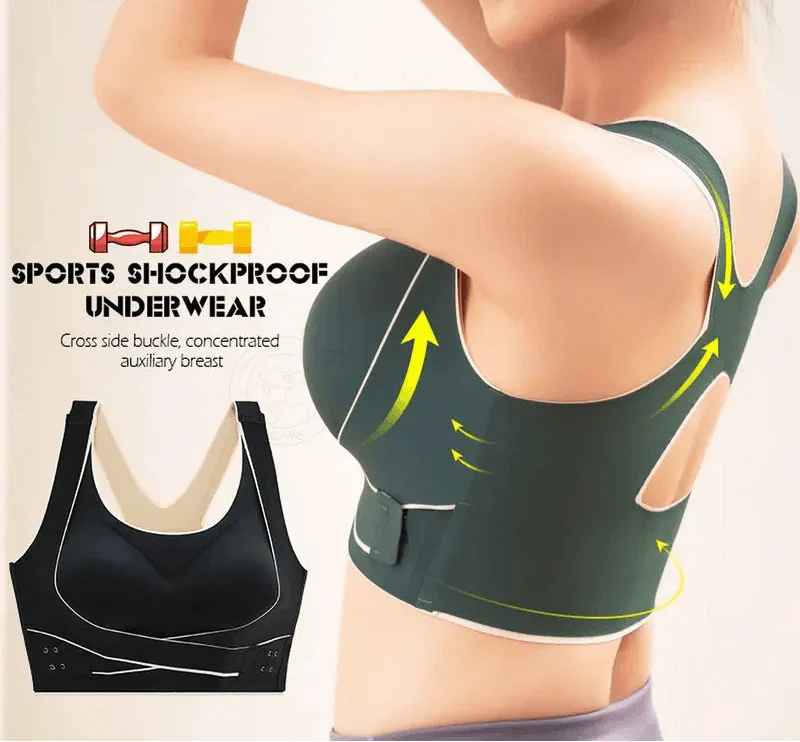 FawaQa | Side Buckle Front Cross Comfy Curve Pushup Bra