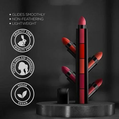 FawaQa | Matte Finish 5 in 1 Lipstick | Buy 1 Get 1 Free