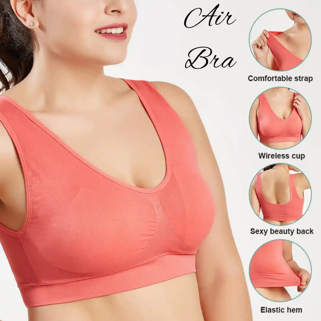 FawaQa | Soft Comfortable Air Bra - Easywear Sports and Pushup