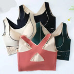 FawaQa | Side Buckle Front Cross Comfy Curve Pushup Bra