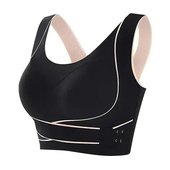 FawaQa | Side Buckle Front Cross Comfy Curve Pushup Bra