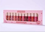 FawaQa | Hudamoji Velvet Long Lasting Lip Gloss 12Pcs Set