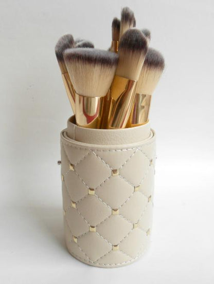 FawaQa Couture 12 Piece Brush Set - Branded Cosmetics - Studded Box