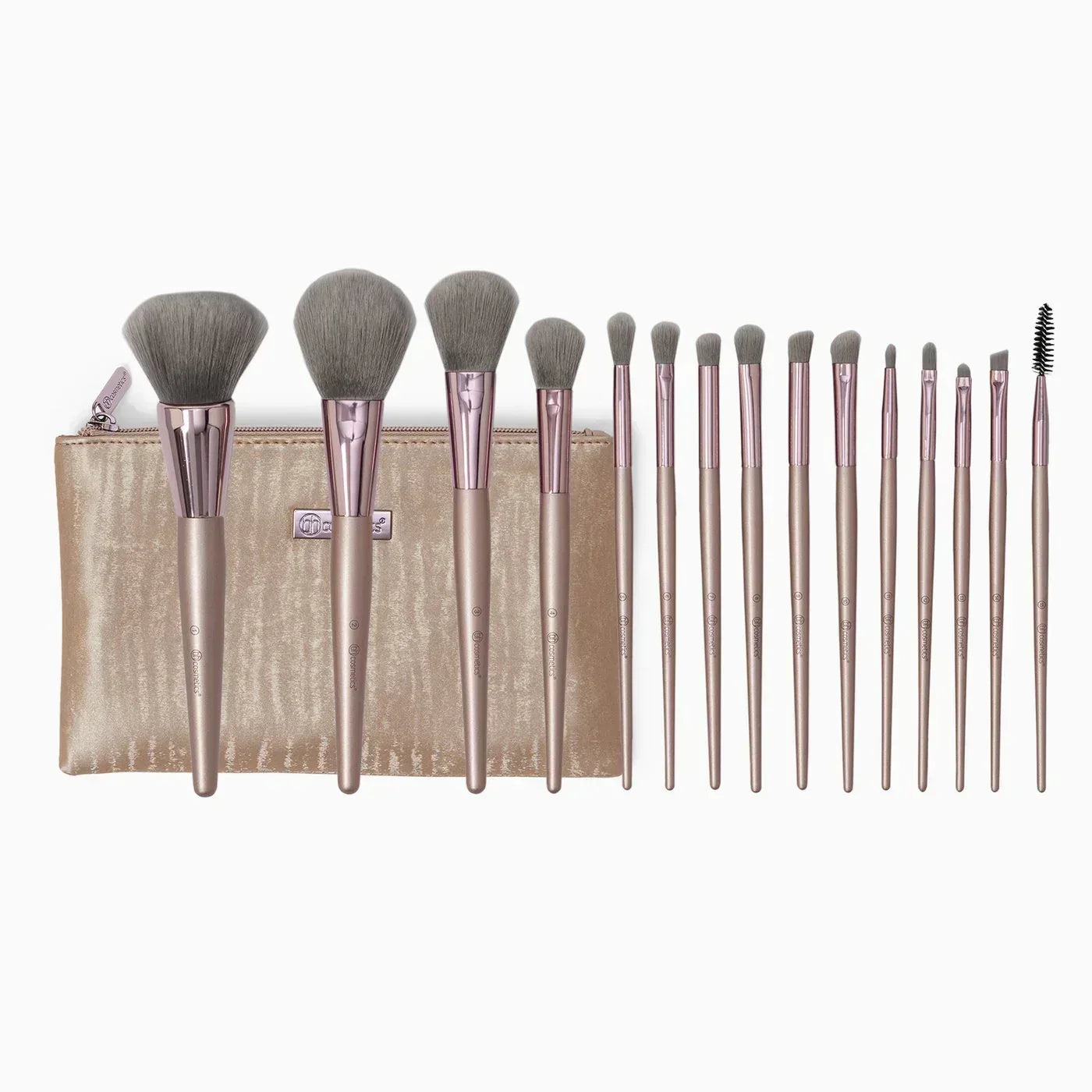 FawaQa | BH COSMETICS LAVISH ELEGANCE BRUSH PACK 15 In 1 WITH BAG