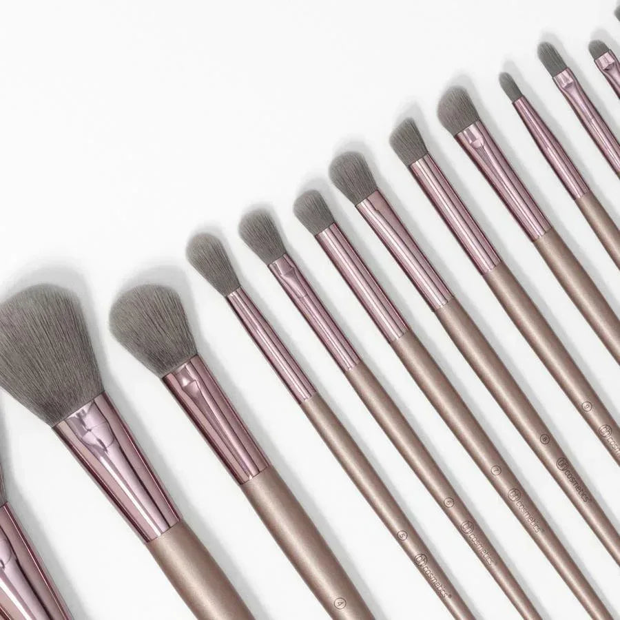 FawaQa | BH COSMETICS LAVISH ELEGANCE BRUSH PACK 15 In 1 WITH BAG