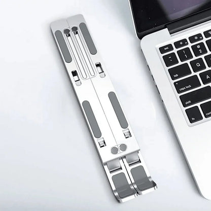 FawaQa | Folding Adjustable Aluminum Laptop Stand | With Free Pouch