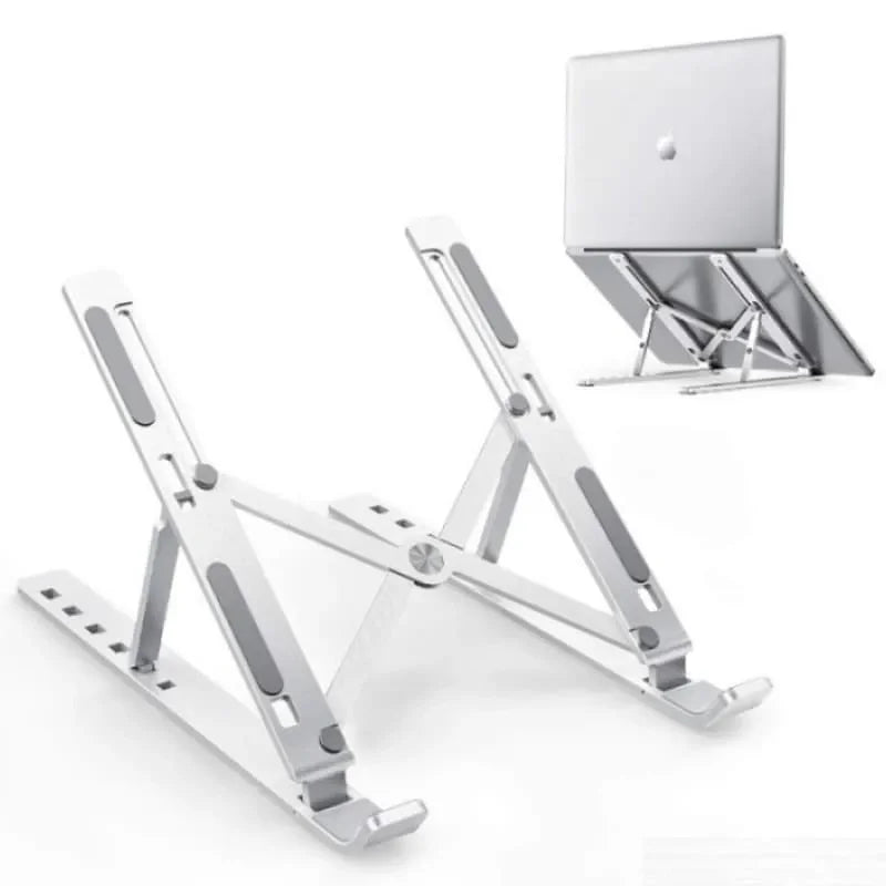 FawaQa | Folding Adjustable Aluminum Laptop Stand | With Free Pouch