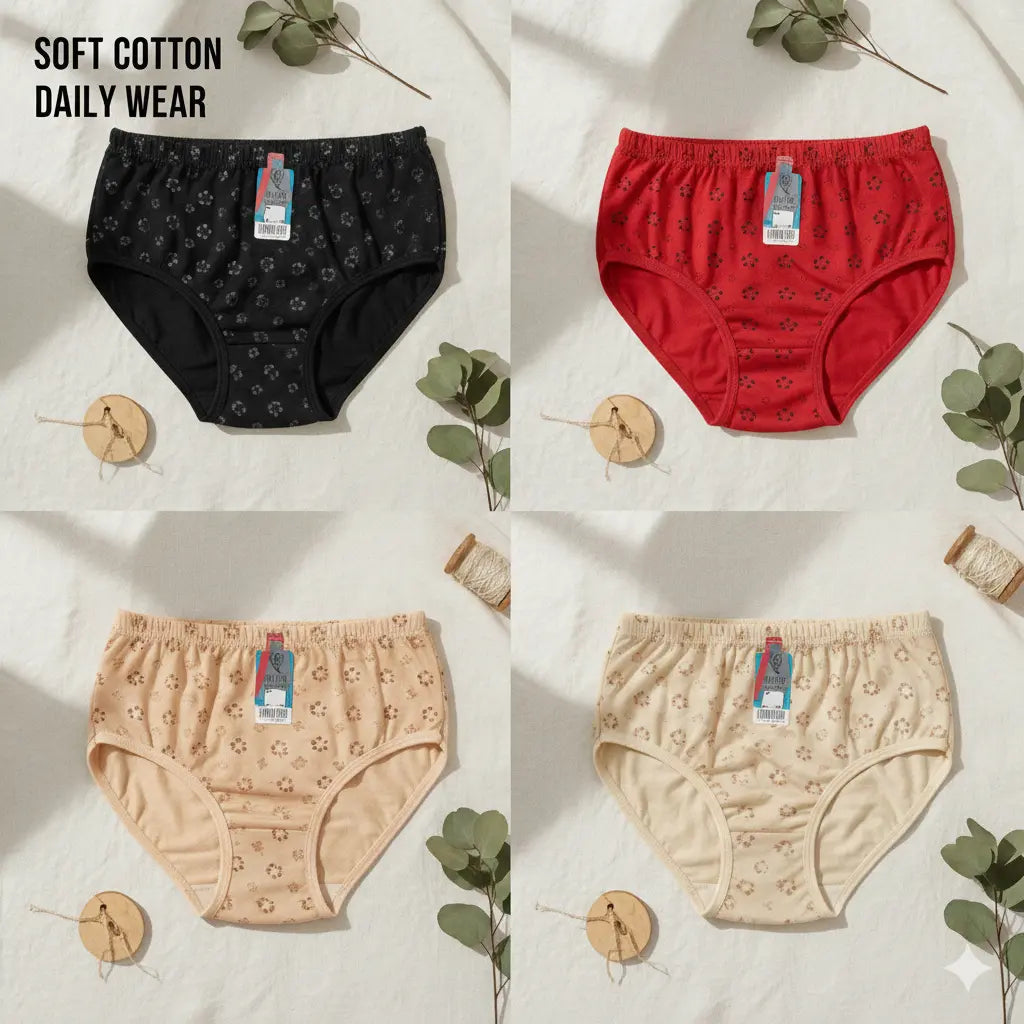 FawaQa | Soft Pure Cotton Panty For Regular Use