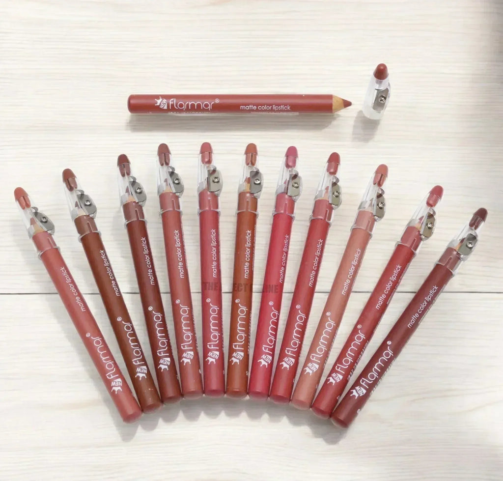 FawaQa | Flormar 12Pcs Lip Pencils Set - FawaQa