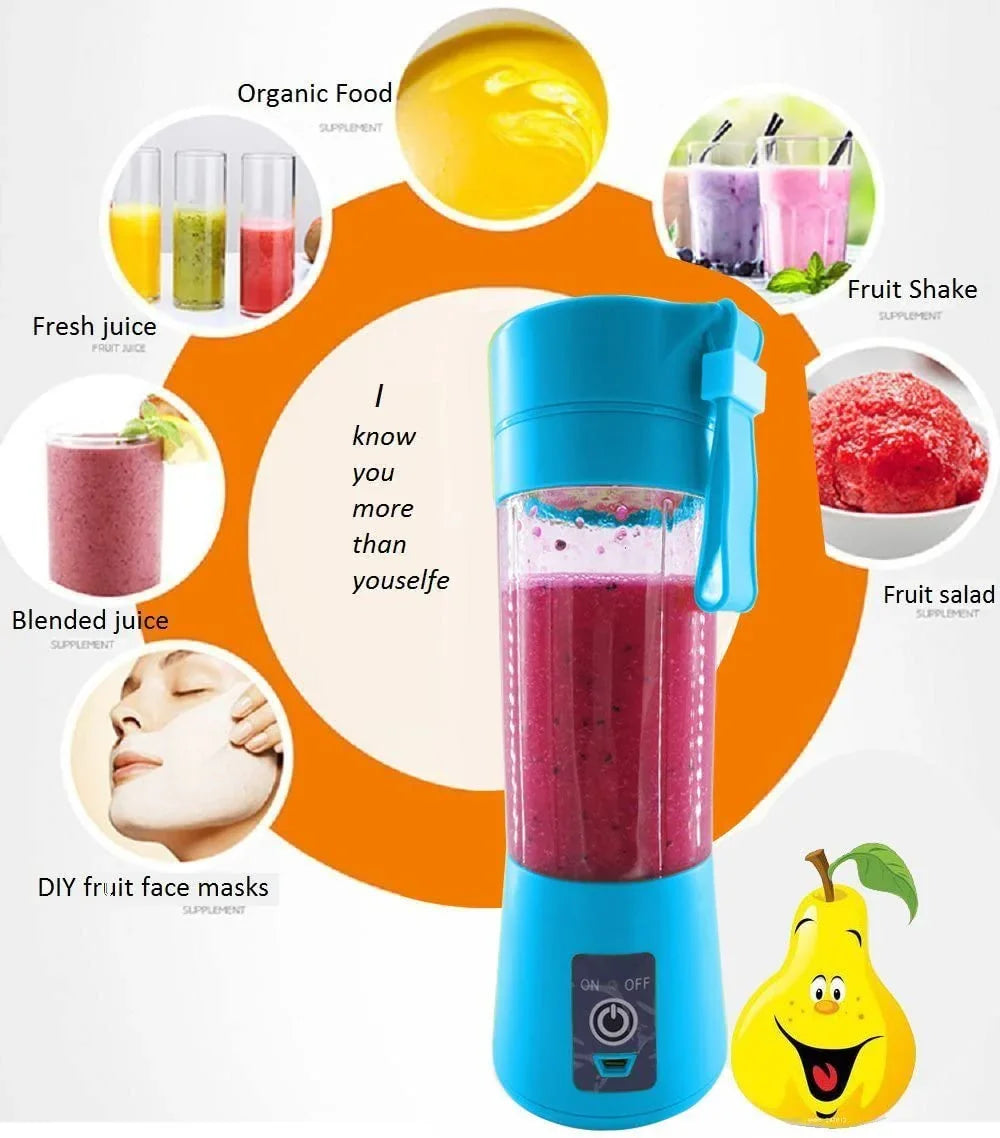 FawaQa | Portable Rechargeable Juicer Blender (Random Color)