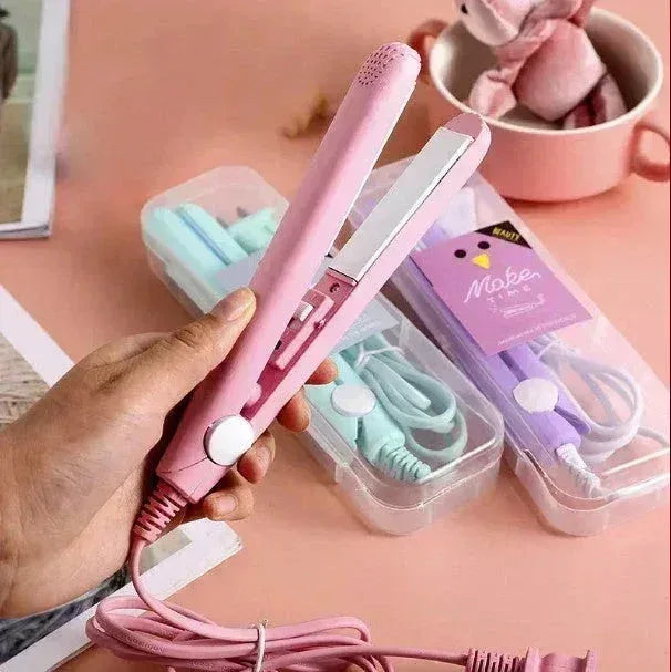 FawaQa | Portable Travel Styling Mini Hair Straightener - Medium Heat - FawaQa