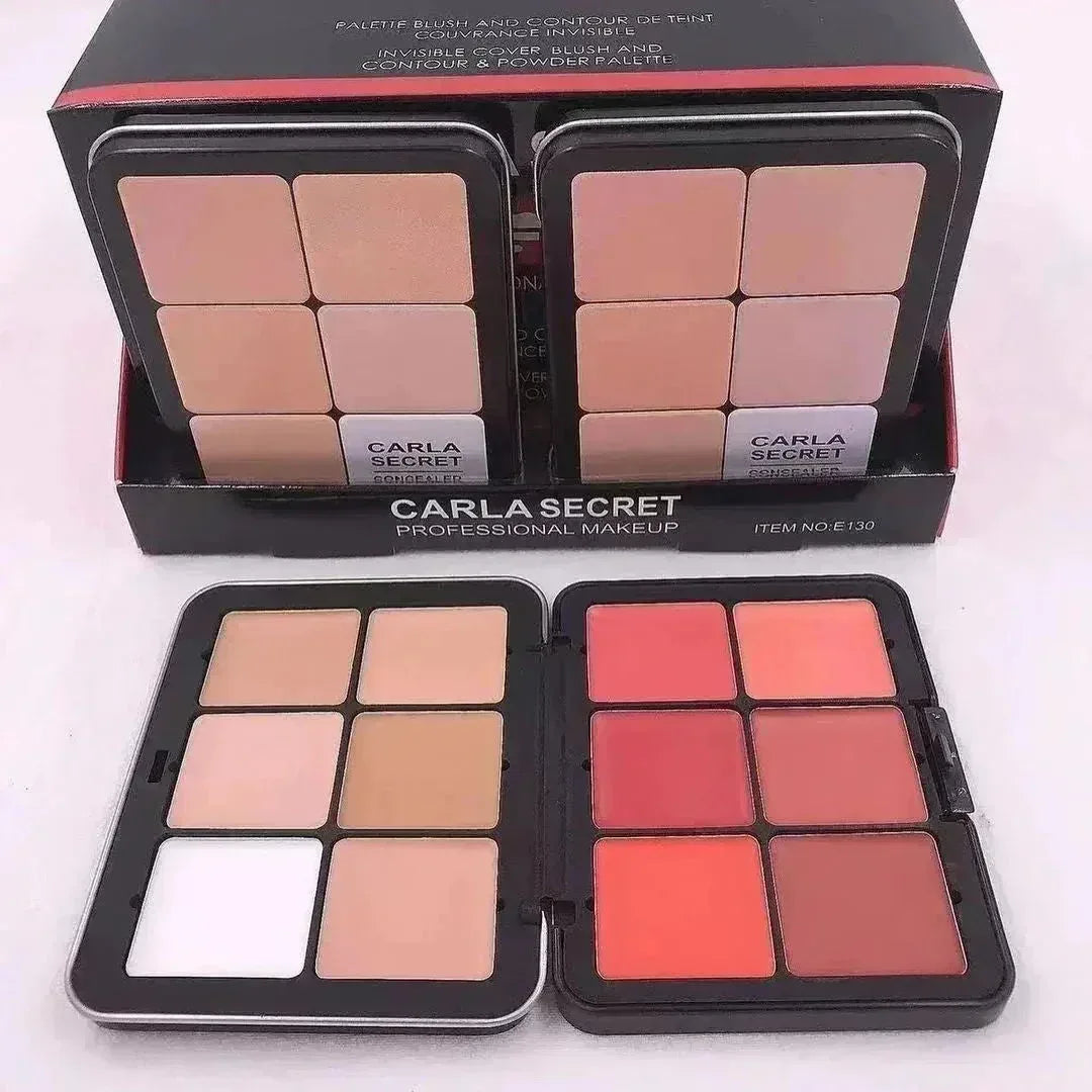 FawaQa | Carla Secret 12 in 1 Cream Blush Palette - FawaQa