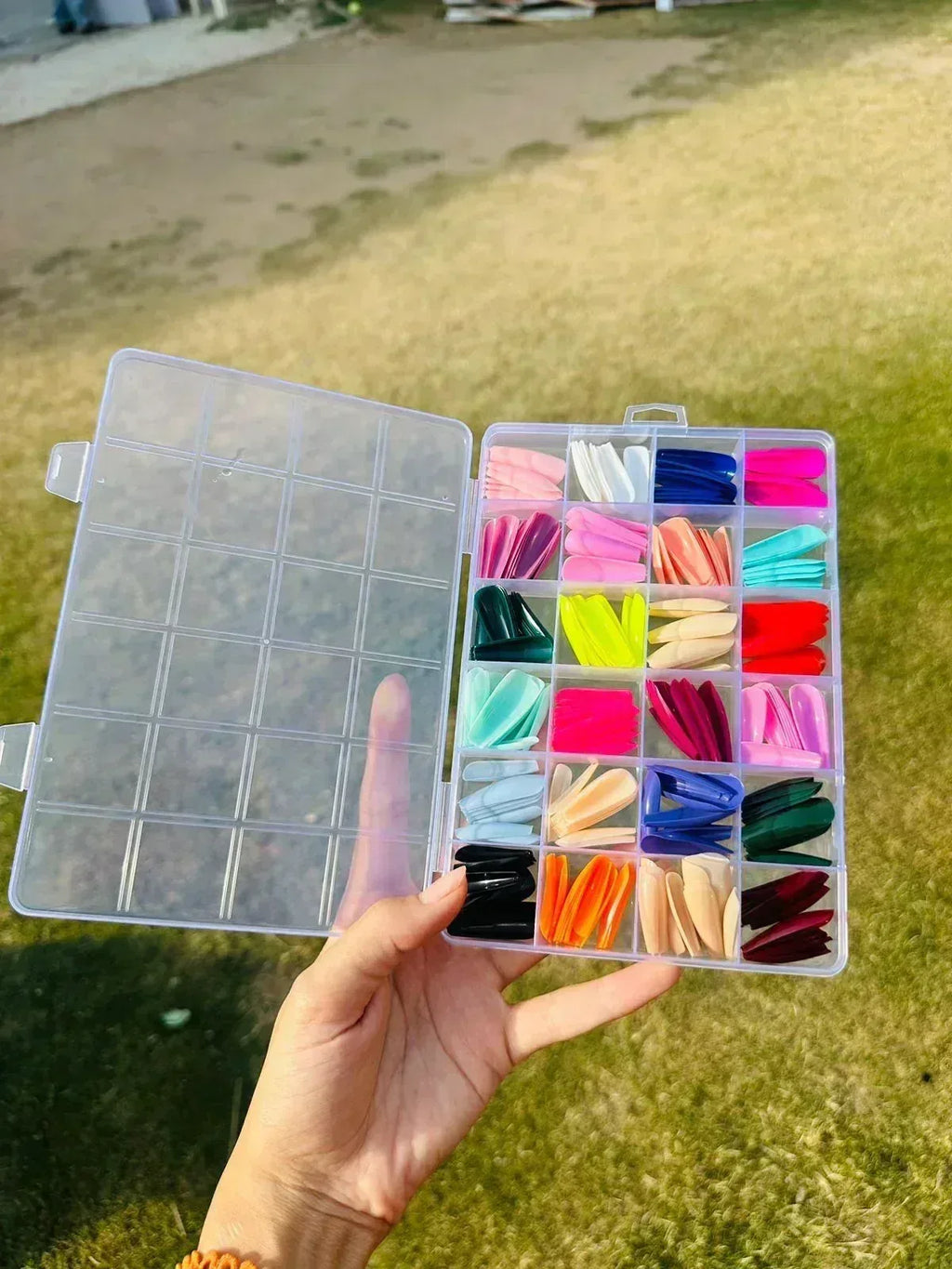 FawaQa | Artificial Nails Pack of 576 Nails (Free Glue) - FawaQa